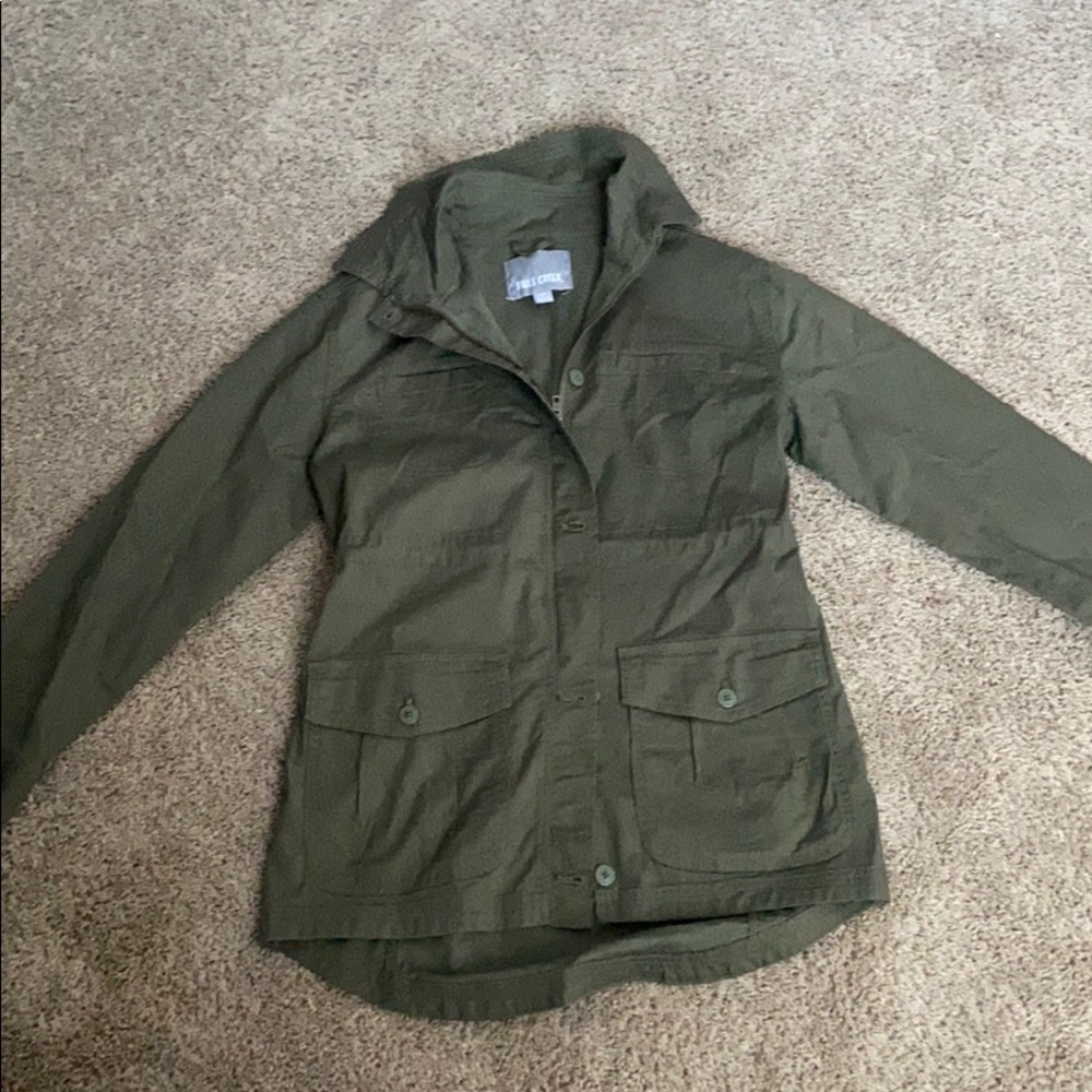 army green jacket